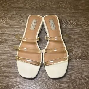 White Steven strappy sandals